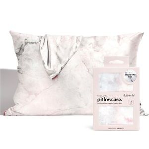 Kitsch satin pillowcase marble standard size 26”x19”